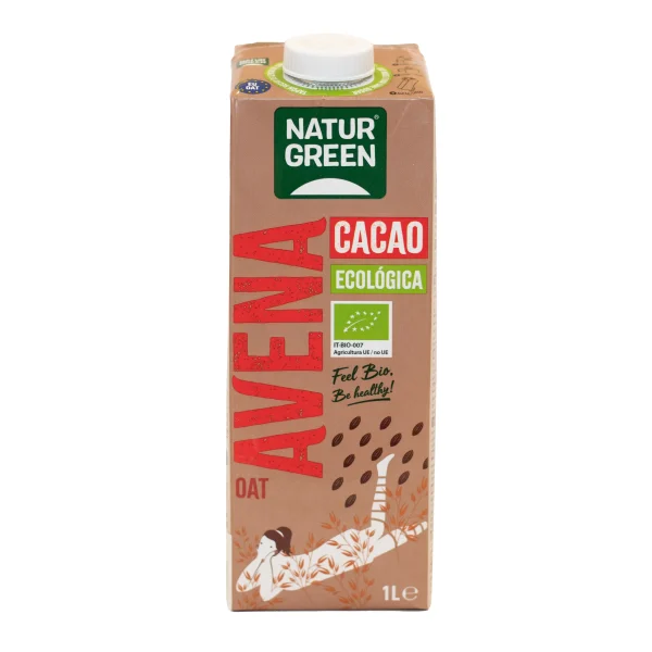 Naturgreen Boisson Avoine Cacao Calcium 1L