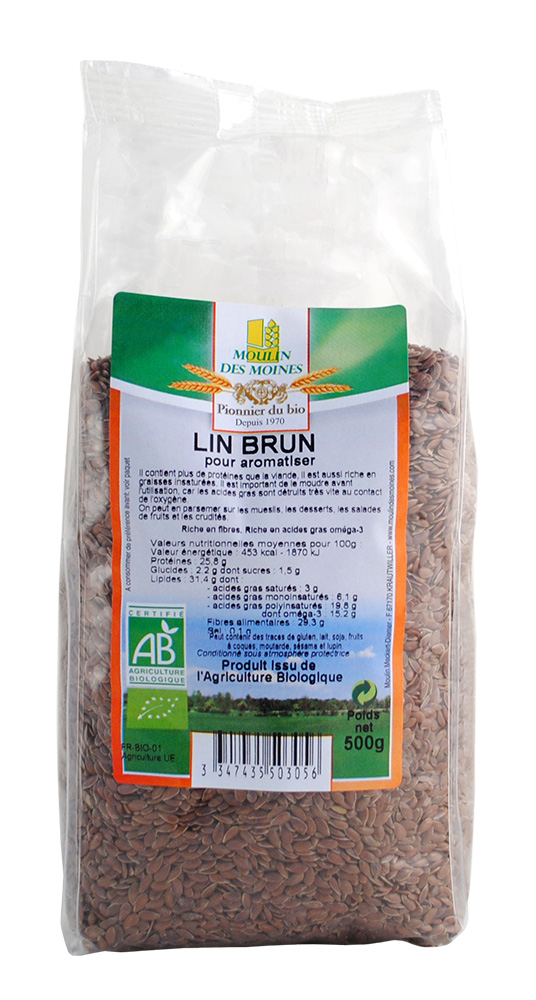 Graines de lin moulues - AgroFusion, graines de lin moulues 