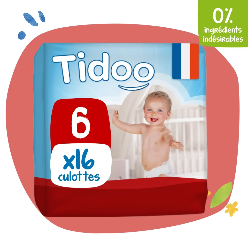 Tidoo Couche Taille 2 / 3-6Kg 31 Unités – Green Village Maroc