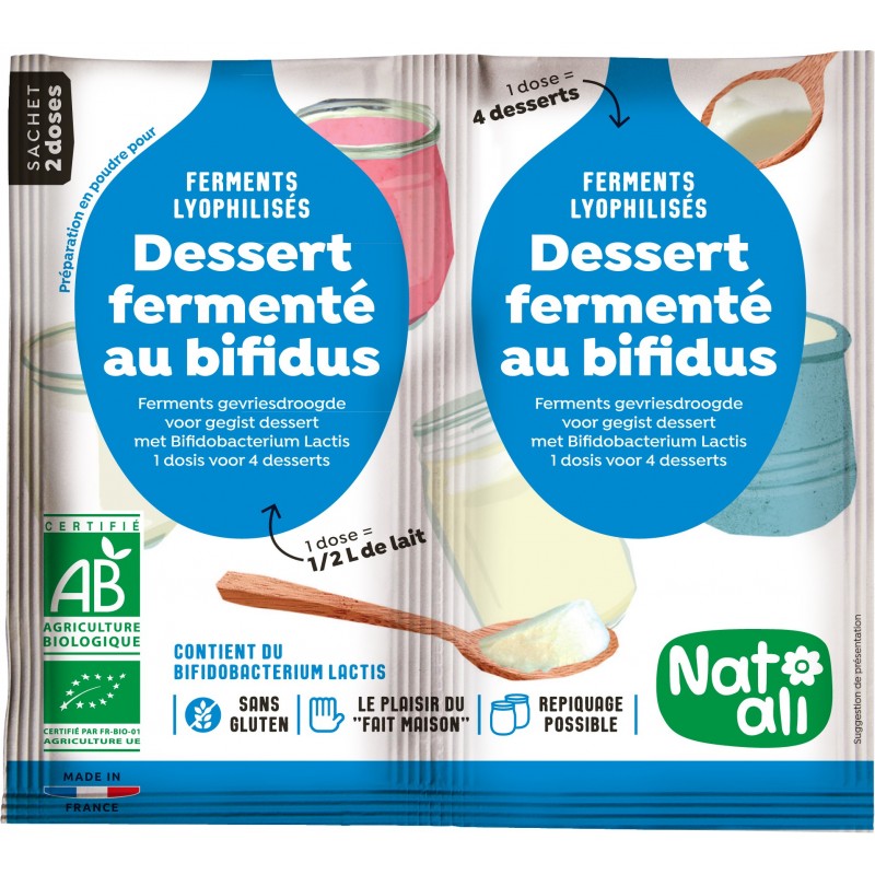 Doses de ferments lactiques pour yaourts aromatisés