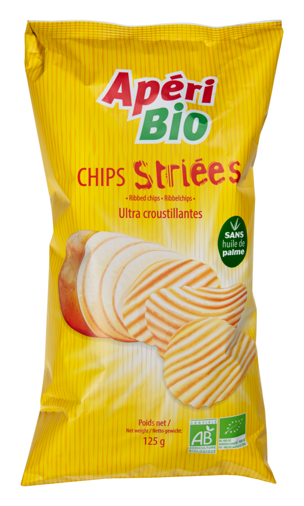 Apéri Bio Chips Striées 125G