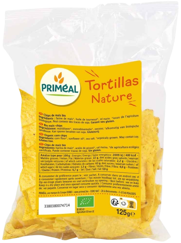 Primeal Tortillas Nature 125G