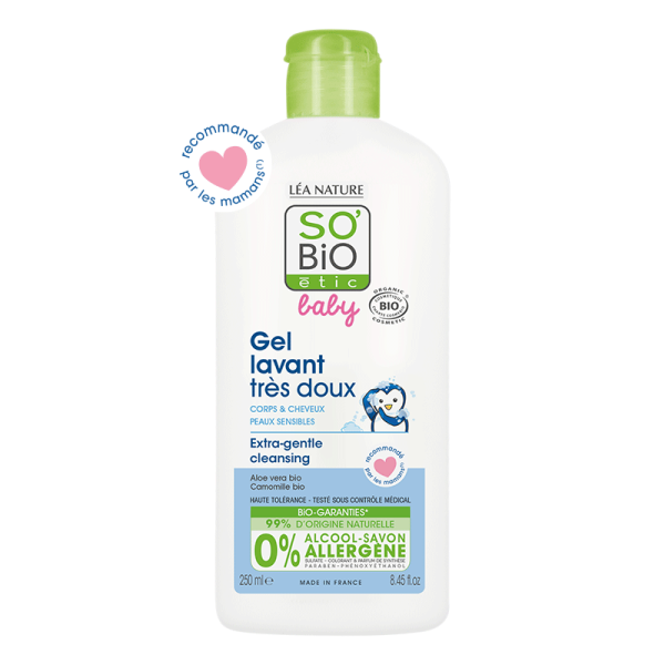 So Bio  Baby Gel Lavant Très Doux 250Ml