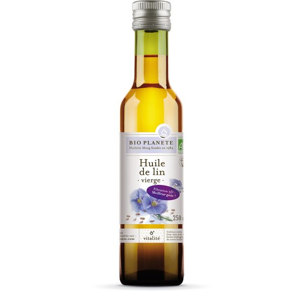 Bio Planète Huile de Lin Vierge 250Ml