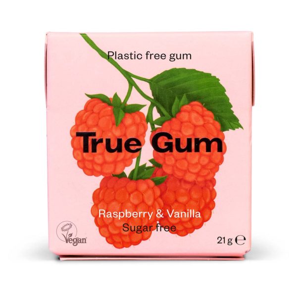 True Gum Framboise Vanille sans Sucre 21G