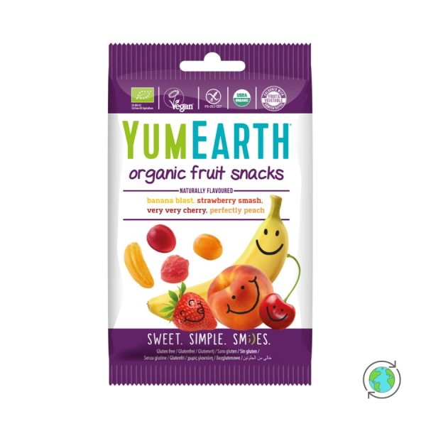 Yum Earth Fruits Snack sans Gluten 50G