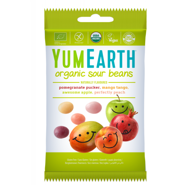 Yum Earth Oursons Acidulés sans Gluten 50G