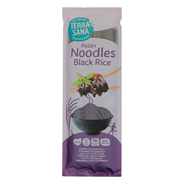 Terrasana Noodles de Riz Noir sans Gluten 250G